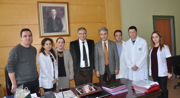 Çeker; Prof Dr. Cantürk ve Prof Dr. Aksu'yu Ziyaret Etti.